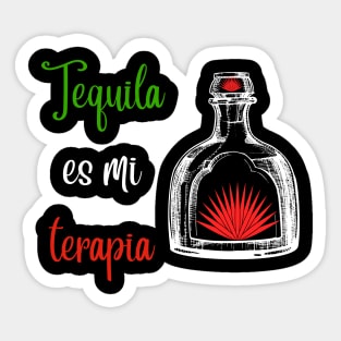 Tequila is my Therapist Sticker